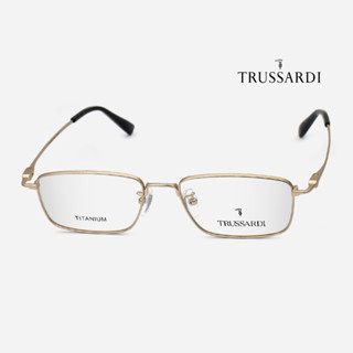 Trussardi VTR1074 杜魯薩迪眼鏡｜商務斯文方框純鈦眼鏡 男生品牌眼鏡框【幸子眼鏡】