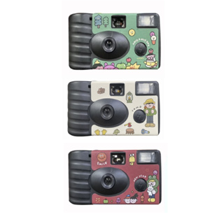 LFANI樂斐 27張彩色膠卷即可拍相機 即可拍相機 一次性帶閃光即可拍 底片相機 底片即可拍 27張相機 三色任選