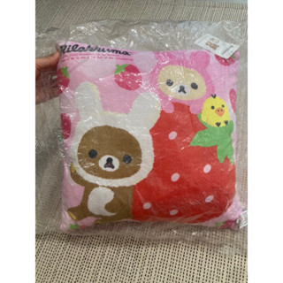 🆕Rilakkuma 拉拉熊 方形抱枕 粉色抱枕
