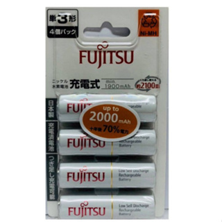 ♬ 【Fujitsu富士通】現貨 日本製 原廠公司貨 低自放電池3號/4號 AA AAA 充電電池 可充約2100回