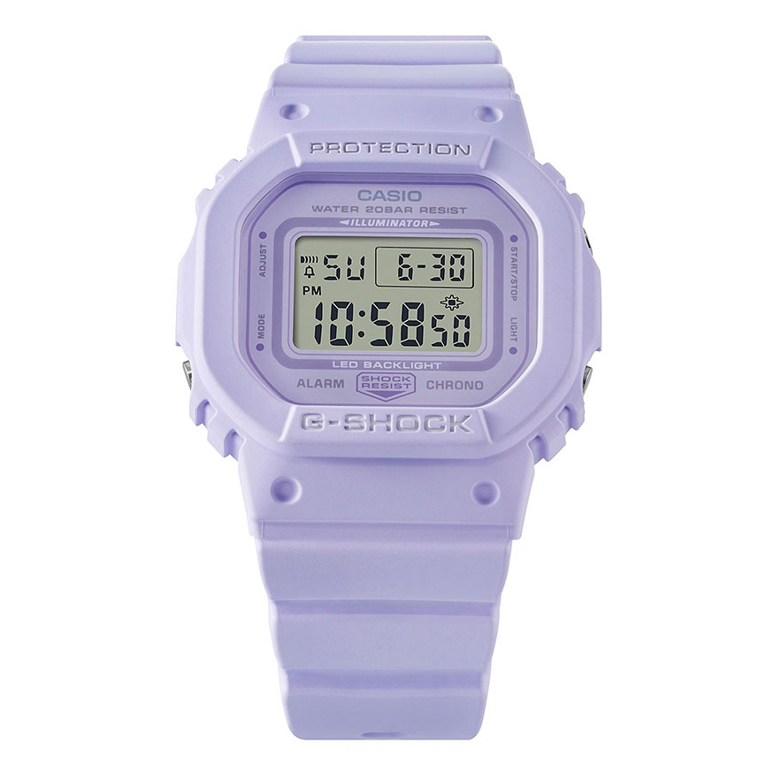 【CASIO】G-SHOCK WOMEN GMD-S5600BA-6 紫/40mm/公司貨【第一鐘錶眼鏡】