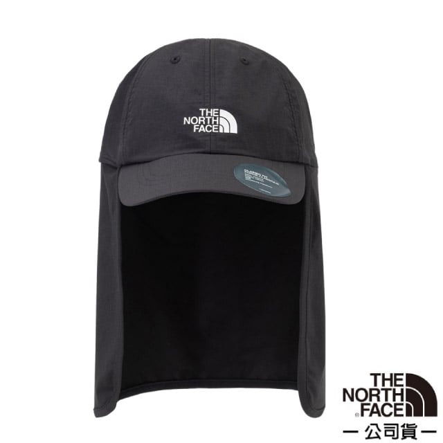 【美國 The North Face】防曬護頸棒球帽 健行登山排汗遮頸帽 釣魚帽 遮陽鴨舌帽 運動帽_7WH1