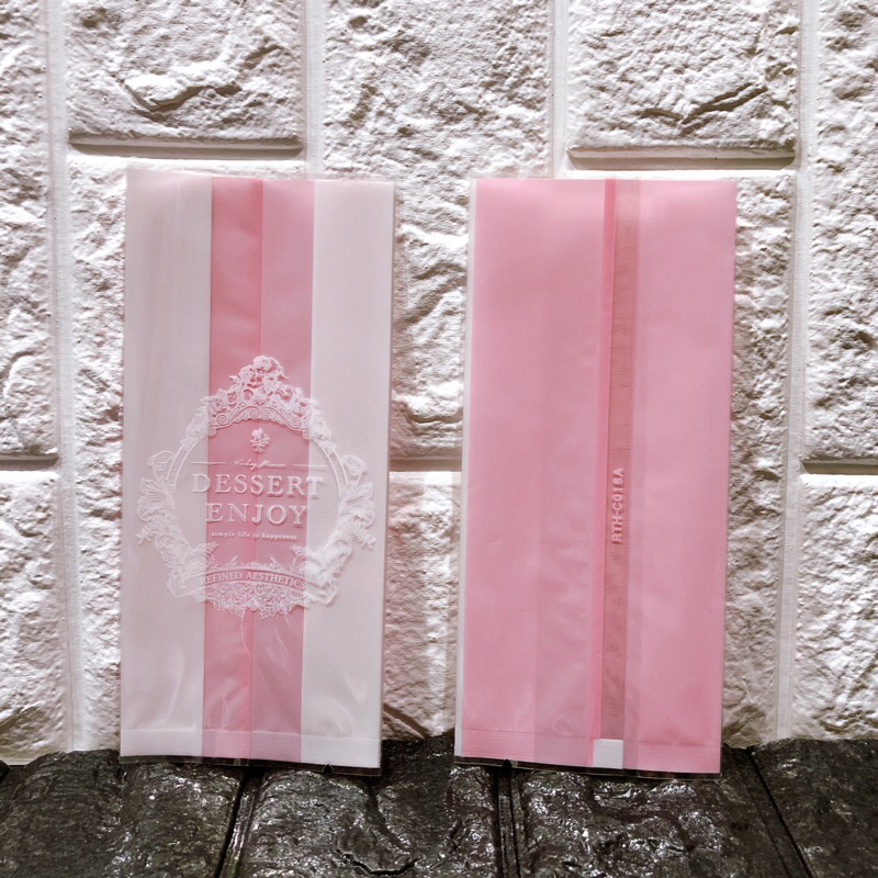 萬用食品袋/RTHC016A豆塔袋#熱封袋#粉紅色餅乾袋#蛋塔袋#蛋黃酥袋#芋頭酥袋#糖果袋#自封袋