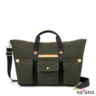 【satana】Soldier 趣遊行者旅行袋-軍綠色(SOS3020-324)｜斜背包 手提包 側背包