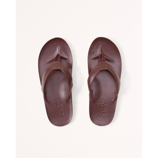 Abercrombie & Fitch A&F Leather Flip Flops 真皮夾腳人字拖鞋 真品 新品 現貨