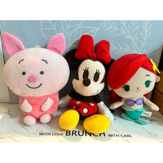 二手商品 迪士尼 Disney 米妮 美人魚 小豬 娃娃 玩偶 布偶