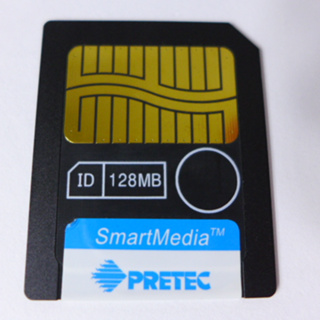 全新品~Smart Media 128MB 記憶卡~SM Memory Card.(CCD老相機專用.原廠公司貨)