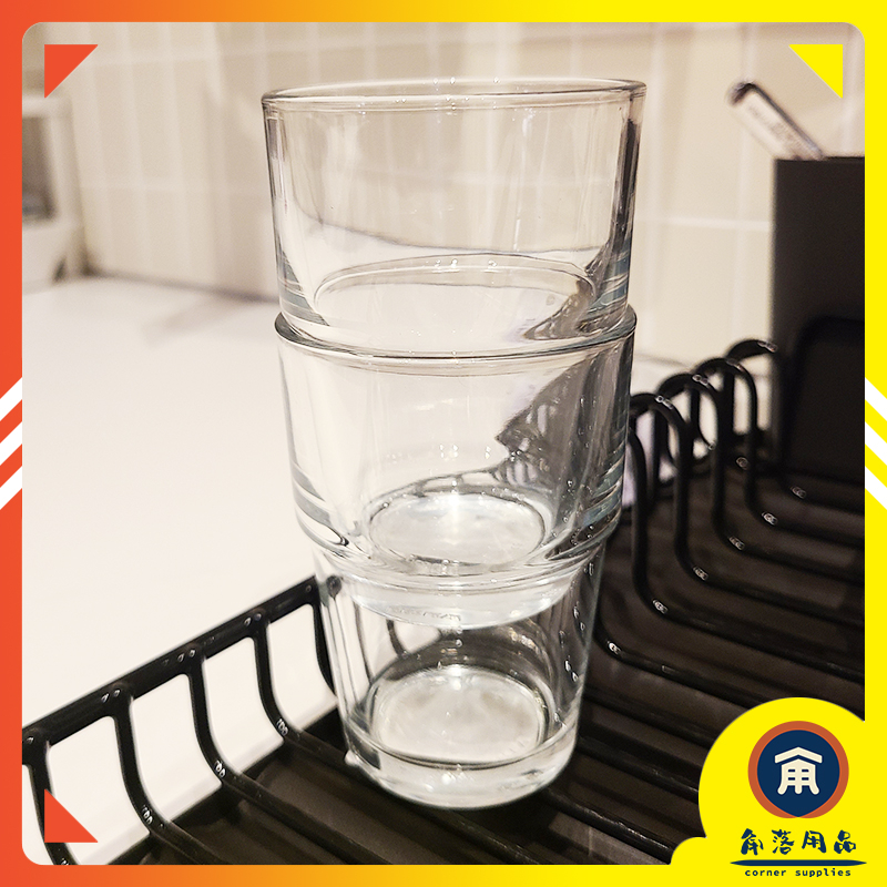 角落用品 | 玻璃杯 杯子 透明玻璃杯 6件裝/組 可堆疊 水杯 飲料杯 果汁杯/馬克杯/茶杯 | IKEA 宜家家居