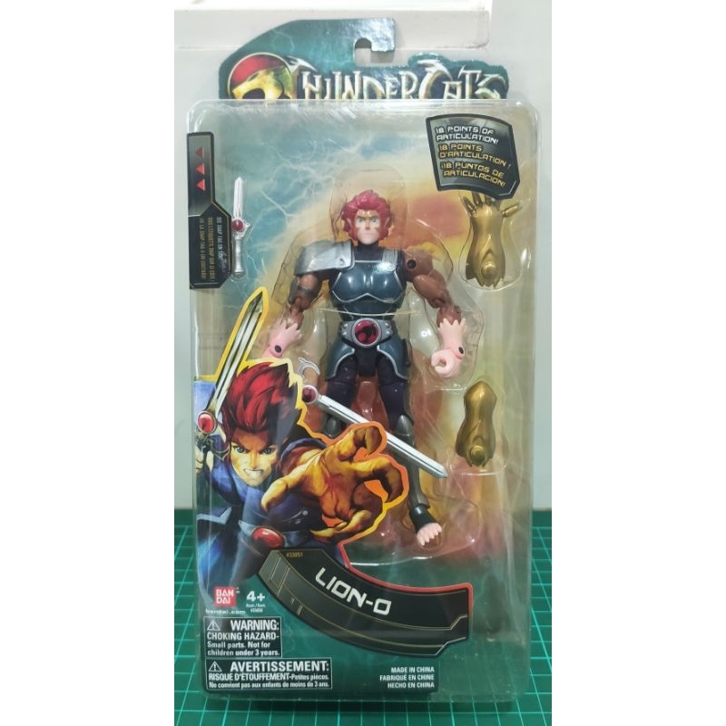 BANDAI, 霹靂貓 獅貓6吋可動公仔 THUNDERCATS, LION-O