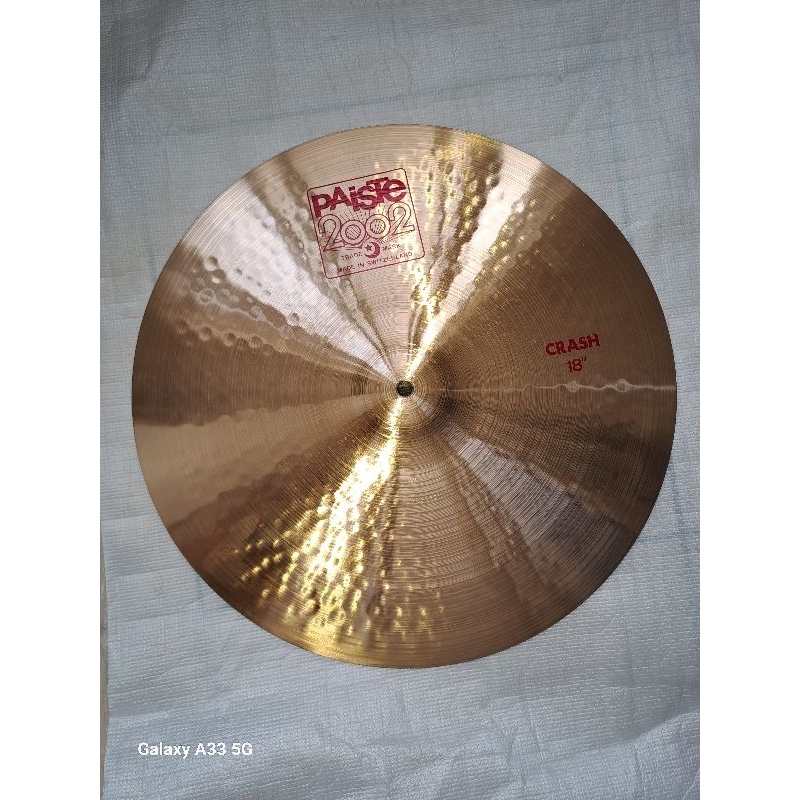 銅鈸瑞士製~paiste 2002 crash 18~再贈送鼓棒架一組，數量有限送完為止~