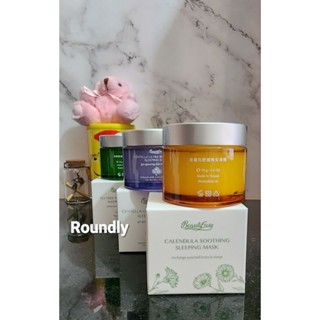 【Roundly圓】BeautyEasy 晚安凍膜 (積雪草美白晚安凍膜/ 金盞花舒緩調理晚安凍膜/茶樹控油晚安凍)