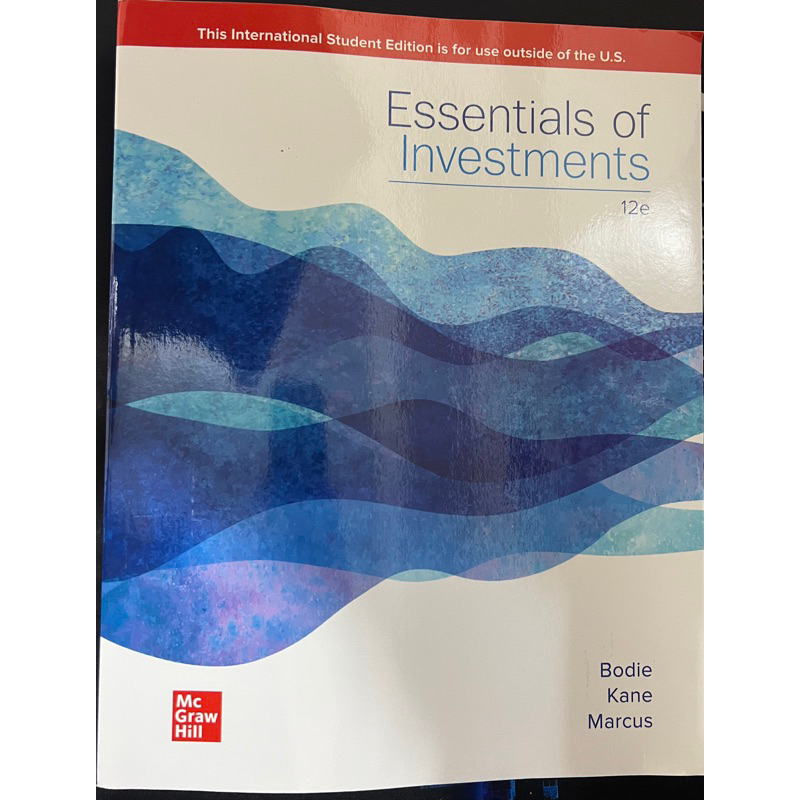 Essentials of Investments 12e （投資學 12版）