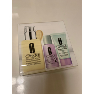 全新 CLINIQUE 倩碧 新一代三步驟保養潤膚旅行組 潤膚露125ML+2號潔膚水30ML+洗面皂30ML 最新效期