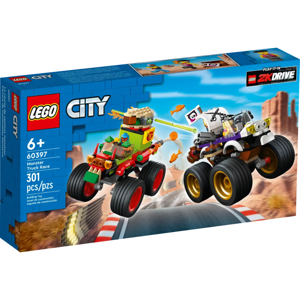 【台南樂高 益童趣】LEGO 60397 怪獸卡車大賽 城市系列 City 生日禮物 送禮 正版樂高