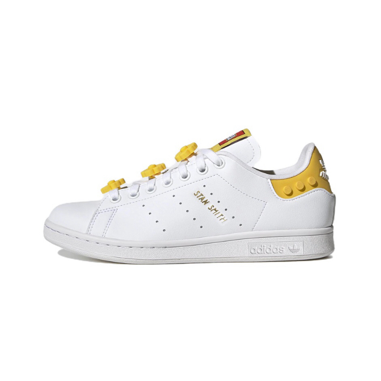  100%公司貨 Adidas Stan Smith LEGO 白黃 聯名 樂高 史密斯 白 GX7203 女