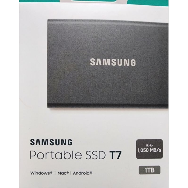 商SAMSUNG三星 T7 1TB USB3.2 移動固態硬碟 深空灰