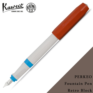 德國 KAWECO PERKEO 復古紅白 Retro Block F尖 鋼筆