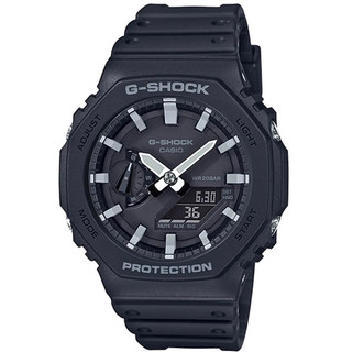 CASIO 卡西歐G-SHOCK 八角農家橡樹雙顯手錶GA-2100-1ADR