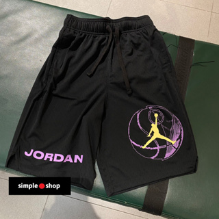 【Simple Shop】NIKE JORDAN BC 籃球褲 運動短褲 喬丹 網布 短褲 黑紫色 DZ4123-011
