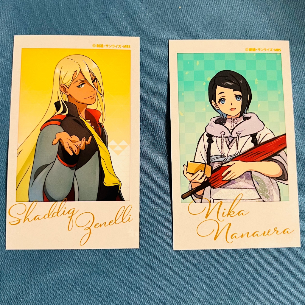 [斷捨離] 水星的魔女 寫真卡 沙迪克 妮卡 不拆賣