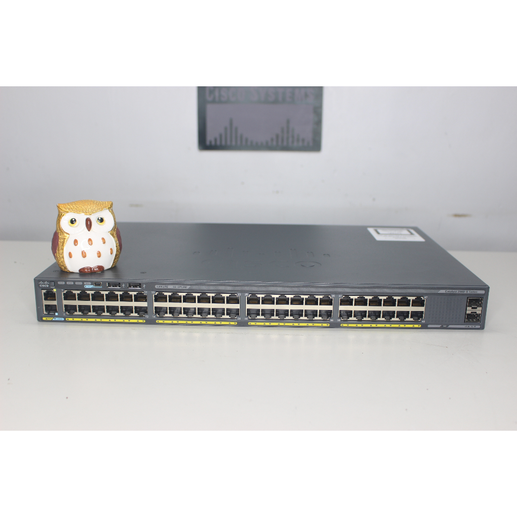 Cisco WS-C2960X-48TS-LL 48PORT GIGA L2 Switch