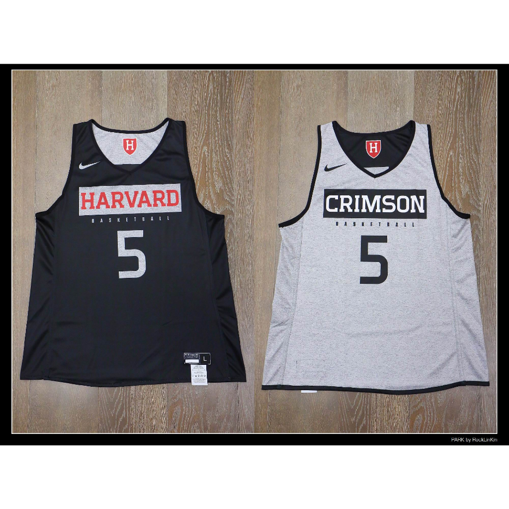 【Nike】NCAA Harvard GI GU Jersey 哈佛 雪花 雙面 背心 球衣 林書豪 球員版 練習衣