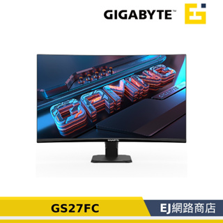【原廠貨】Gigabyte 技嘉 GIGABYTE GS27FC 顯示器 螢幕顯示器 曲面顯示器 曲面螢幕