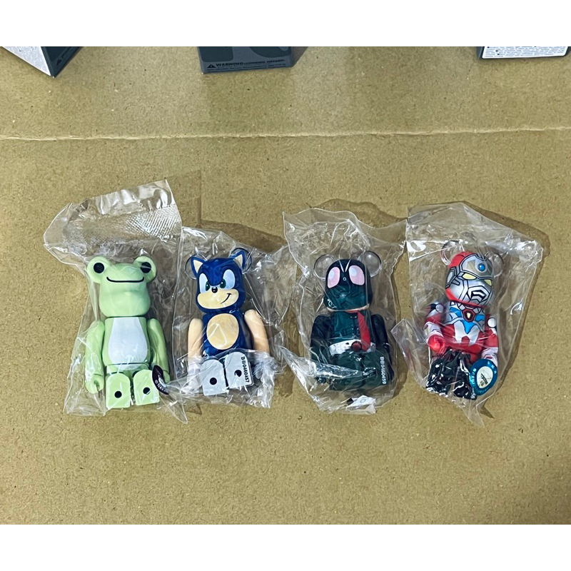 BE@RBRICK S46 庫柏力克熊 46代 100% Pickles frog 電光超人 假面騎士 音速小子 隱藏