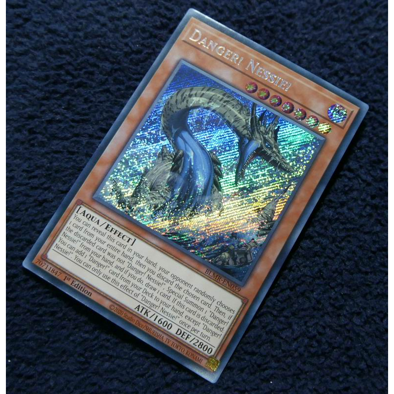 正版遊戲王 BLMR-EN059 美英1刷 斜鑽 未界域的尼斯湖水怪X1(M/NM)=EP19-JP022