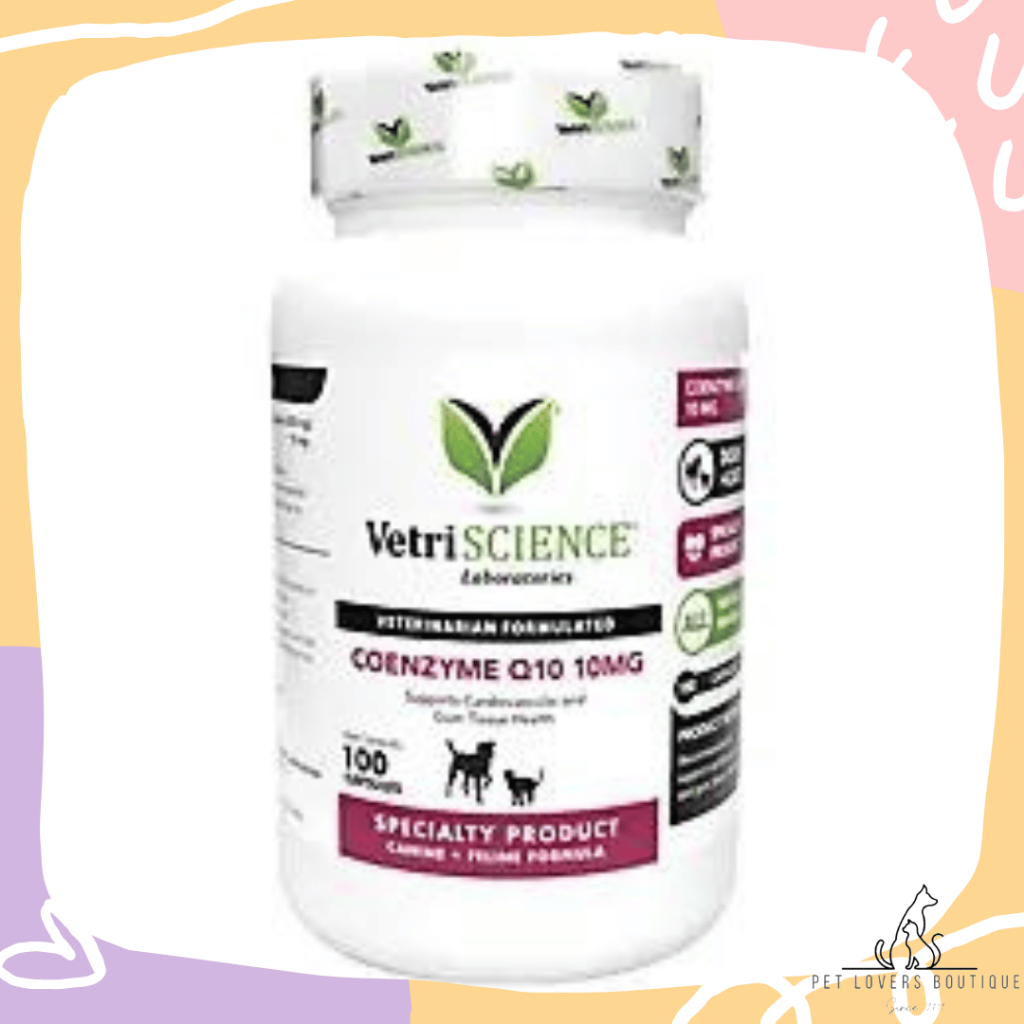 Vetri-Science Q10 10mg  維多麗 犬貓專用 寵物Q10 輔酶 / 輔酵素 100膠囊