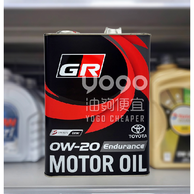 『油夠便宜』(可刷卡)TOYOTA GR Motor Oil 0W20 豐田 極致黑標 合成機油 4L #1226