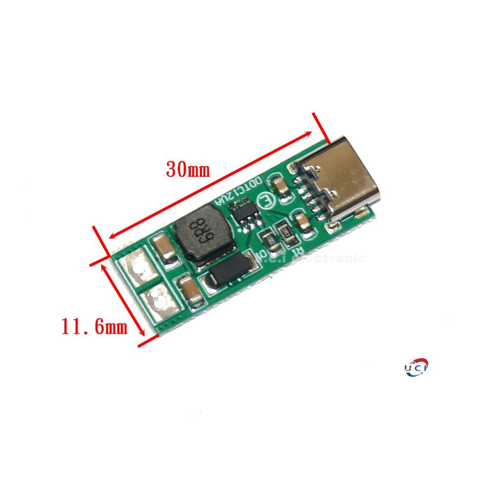 【UCI電子】(2-5) Type-C 直流升壓轉換器 PWM PFM穩壓模組USB DC 5V轉6V/12V/24V
