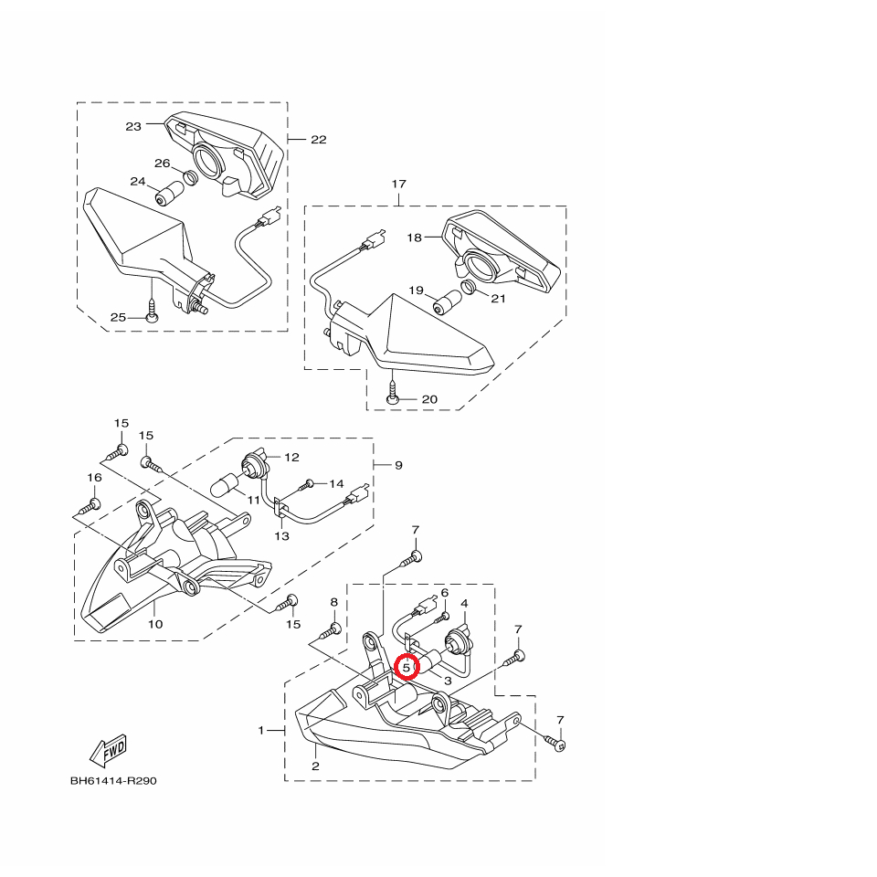 YAMAHA 原廠 RAY FORCE 勁豪 AXIS 固定夾 料號：2EB-H331M-00