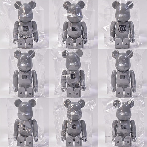 BEETLE BE@RBRICK 字母 46代 S46 灰色 @ BASIC 單售 拆賣 盒抽 庫柏力克熊 100%