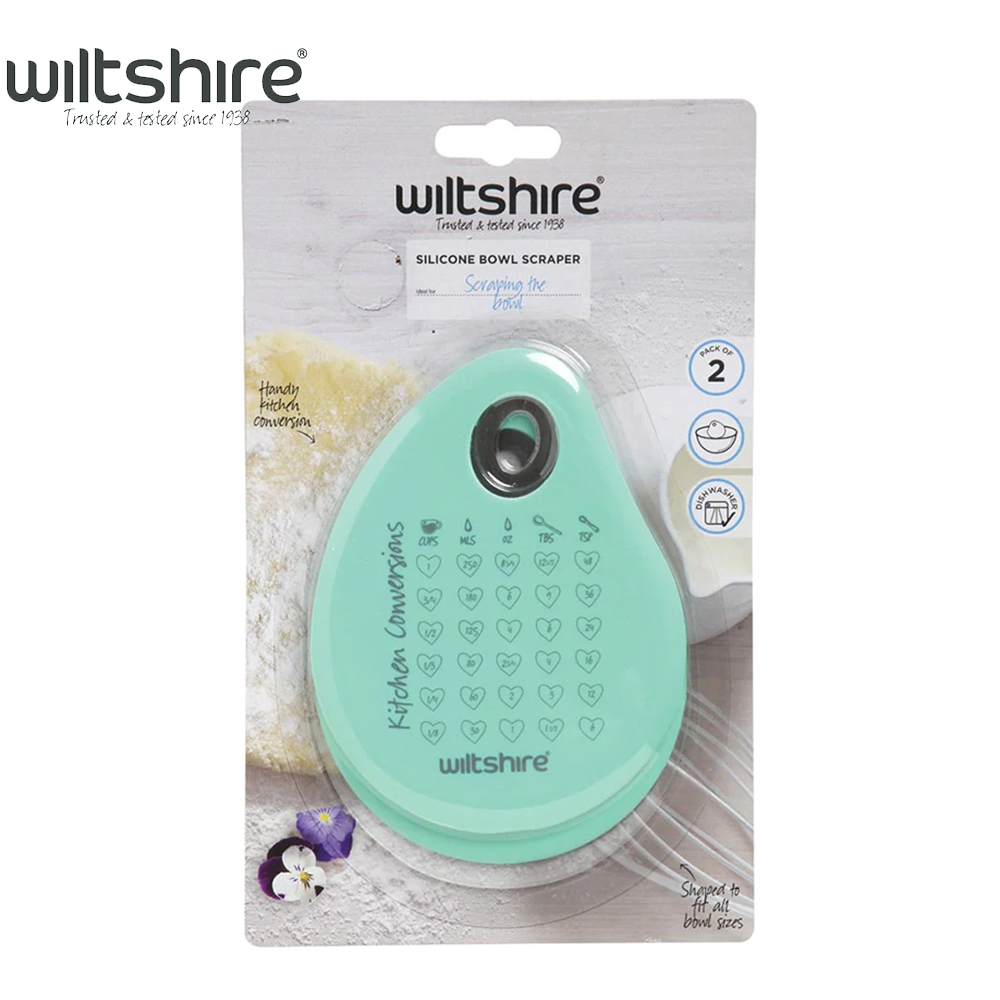 【澳洲 Wiltshire】矽膠刮板-兩入組  烘焙工具 刮刀 刮板