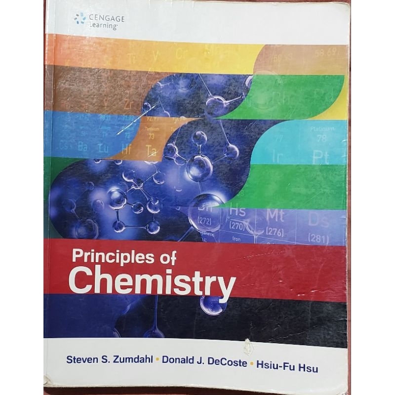 Principles of chemistry Zumdahl 大學化學 原文書