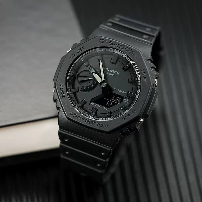 CASIO G-SHOCK 農家橡樹 八角 GA-2100-1A1 熱銷 全黑色