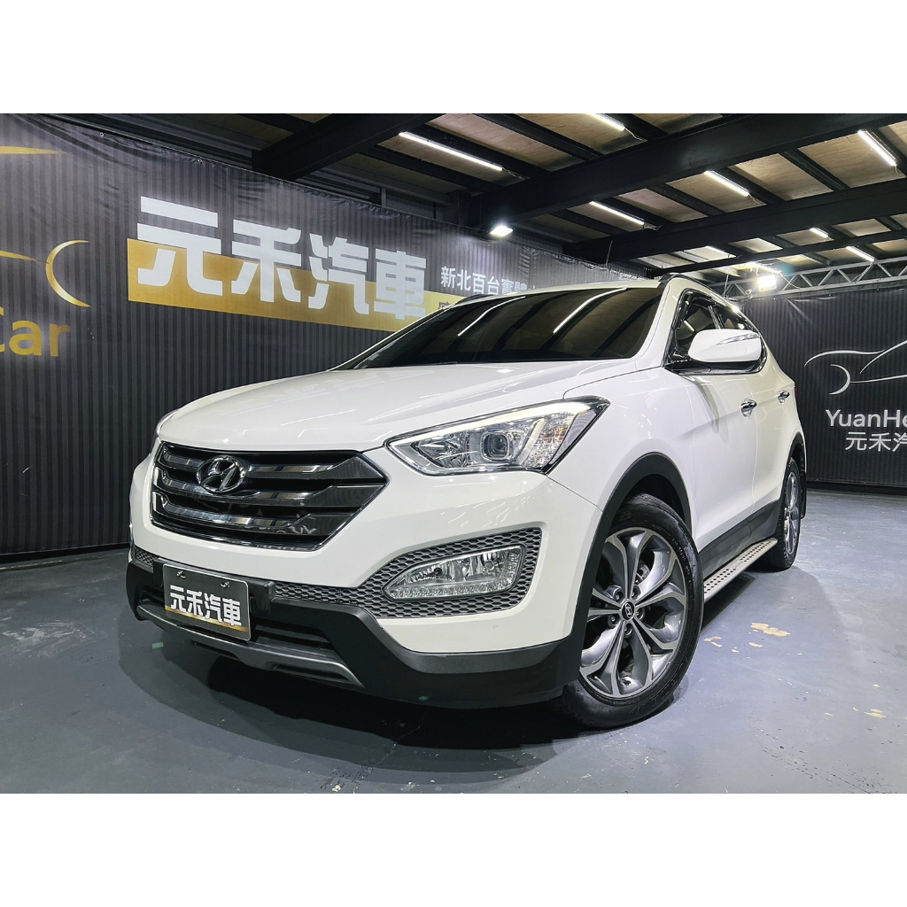 2014 Hyundai Santa Fe 2.2貴族款 羽亮白 柴油