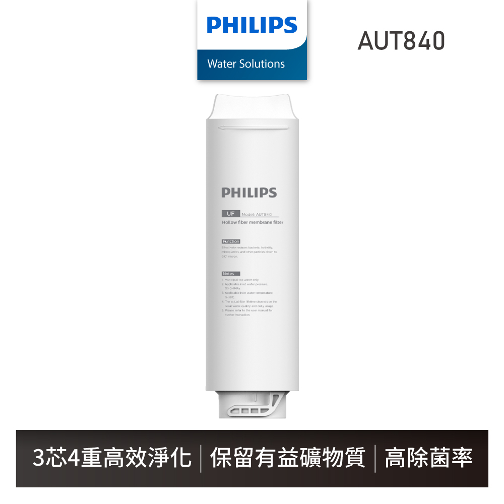 【飛利浦 Philips】AUT840 UF超濾更換式濾芯 適用AUT1211