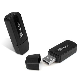 【infotec】USB藍芽5.0 AUX音源接收器 INF-BS-B50 車載接收器 藍芽接收器 藍芽