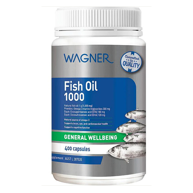 （🐨澳貨紐物）澳洲 Wagner－魚油 1000mg＊400　澳洲代購 WA