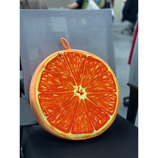 3D水果坐墊 逼真座墊 橘子 橙子