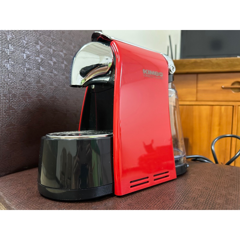 9.5成新 - KlMBO義大利金寶膠囊咖啡機(紅)