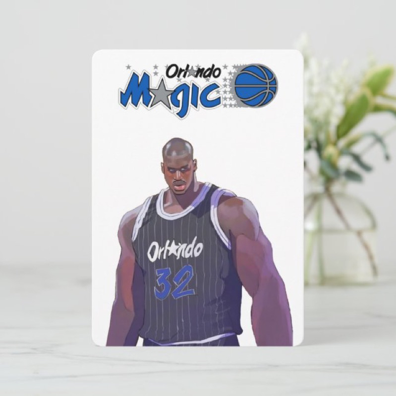 Shaquille O’Neal 俠客 歐尼爾 NBA球星悠遊卡E (實體悠遊卡,非貼紙)：魔術隊 名人堂球星