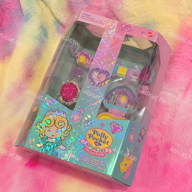 現貨 Polly Pocket 皇家珠寶盒 獨角獸🦄️城堡主題 娃娃屋 玩具