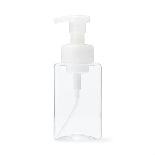 MUJI 無印良品｜PET慕斯瓶 透明/白色 補充瓶 空瓶 250ml 400ml