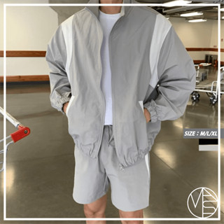 【MKST.STUDIO】韓國 槍帶 拼接 風衣 防風拉鍊外套 尼龍 機能 騎車外套 尼龍外套 男生外套 情侶外套