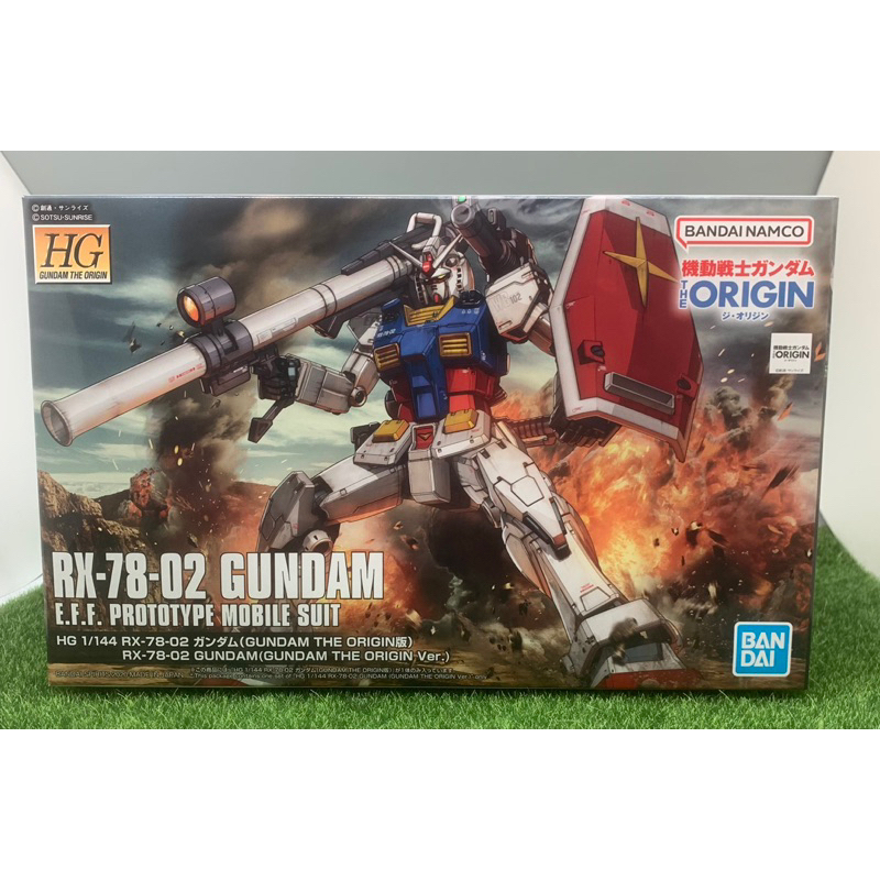 兩津［現貨］ 萬代THE ORIGIN HG 1/144 #026 RX-78-02 GUNDAM 初鋼 初代鋼彈