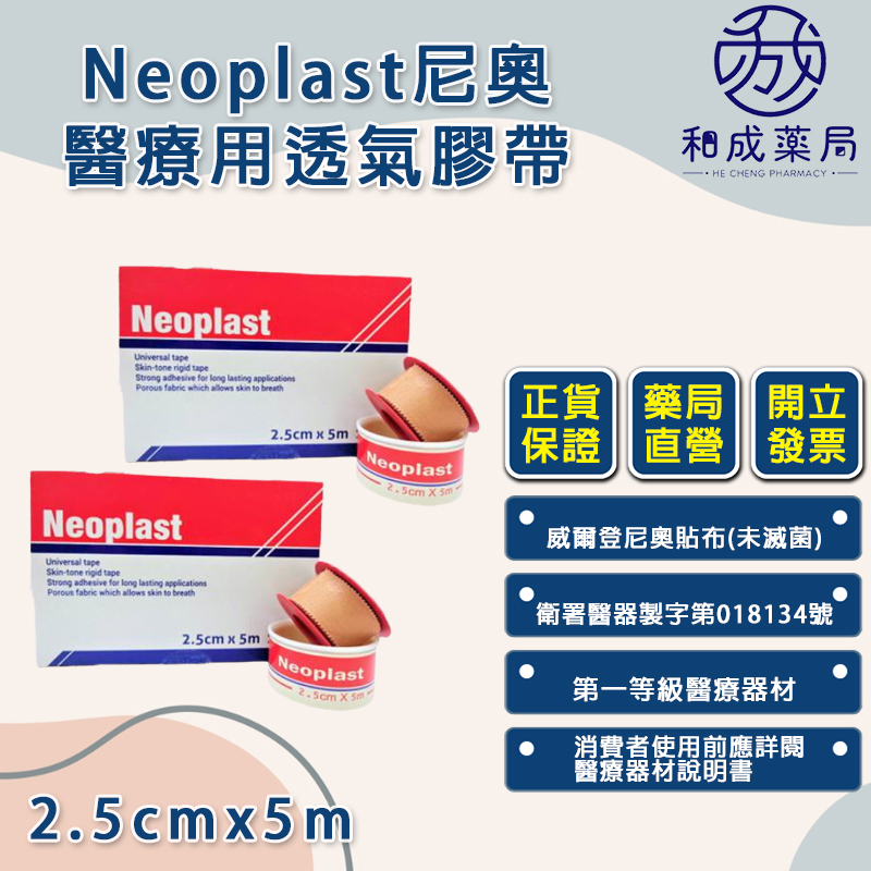 現貨出(史恩醫療用膠帶)Neoplast 防水透氣膠帶 防水透氣膠帶