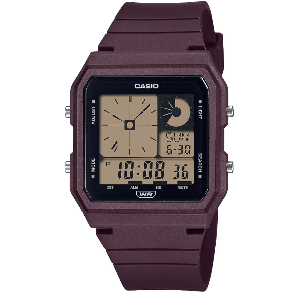 【CASIO】 卡西歐 復古防水電子錶 -黑 LF-20W-5A 台灣卡西歐保固一年